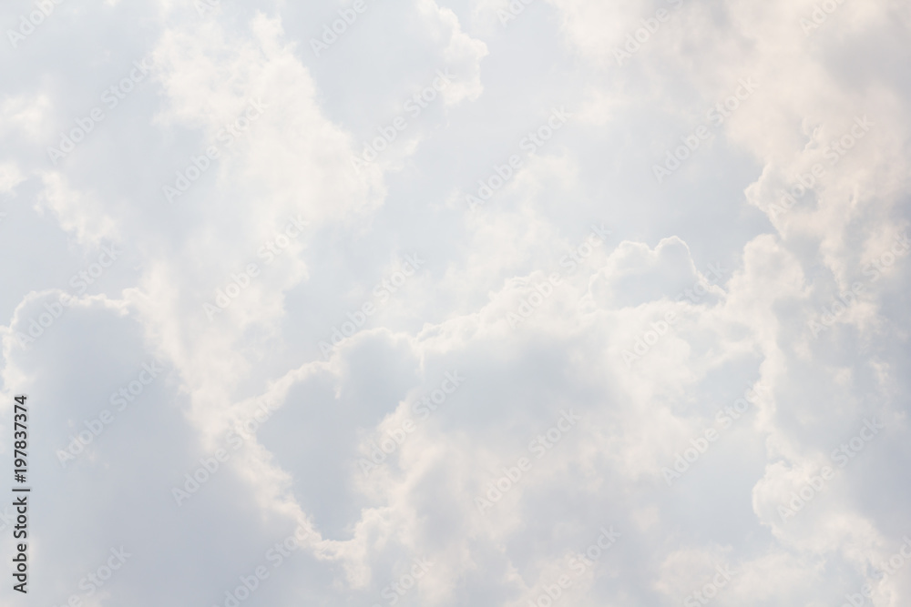 white sky background, white cloud texture, Concept : weather forecast,  cloudy, rain, Aviation weather Stock Photo | Adobe Stock