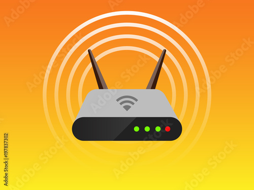 Wifi Router Icon Vector