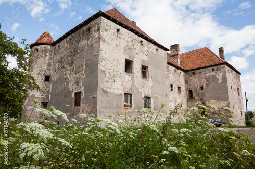 The Castle of Saint Miklos is built at the turn of the 14th and 15th centuries, Transcarpathian region photo