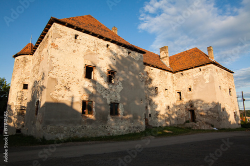 The Castle of Saint Miklos is built at the turn of the 14th and 15th centuries, Transcarpathian region photo