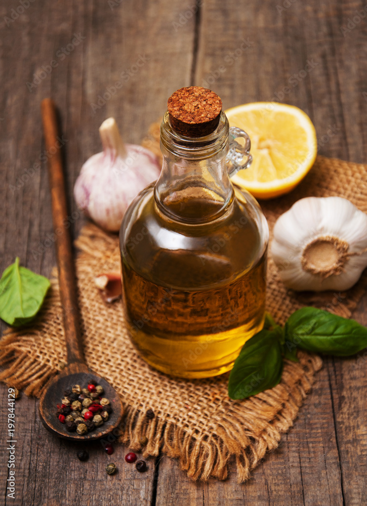 Bottle with olive oil Bottle with olive oil
