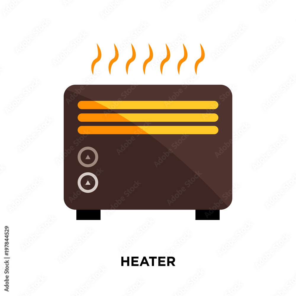 heater icon isolated on white background for your web, mobile and app design heater icon isolated on white background for your web, mobile and app design