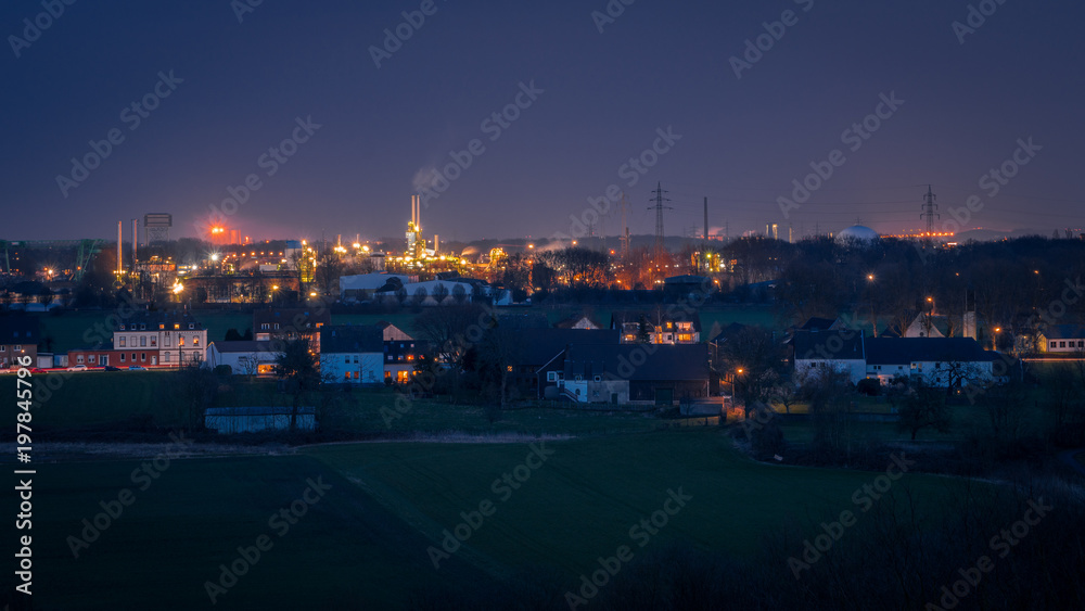 Obraz premium Dortmunder Panorama von der Halde Deusen