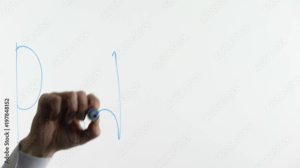 Production word written on glass, new goods or services on global market Production word written on glass, new goods or services on global market
