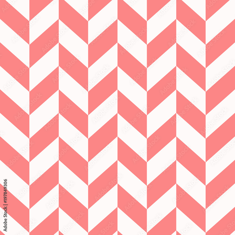 Fototapeta premium Seamless chevron pattern on paper texture. Vector Illustration