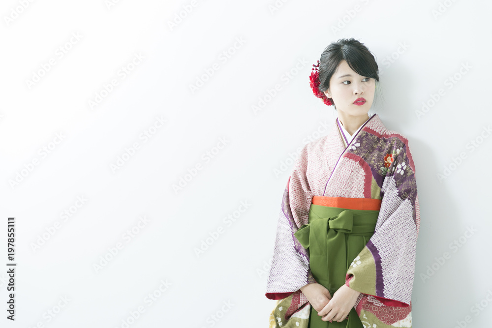 着物の女性 着物の女性