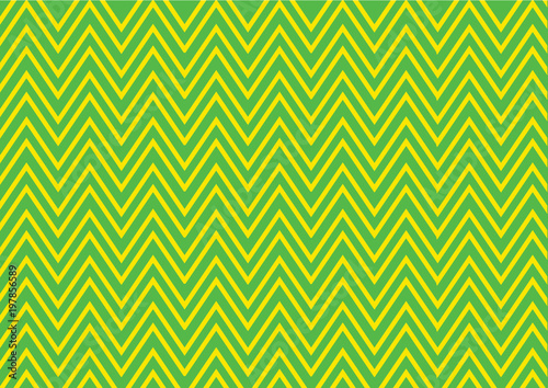 Green yellow zigzag stripes 