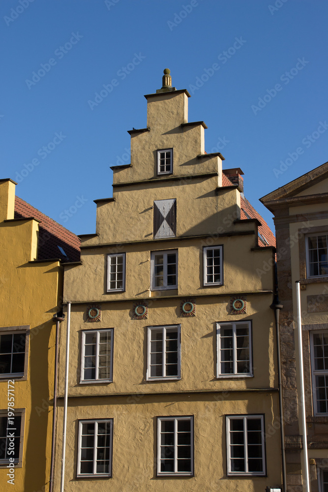 Ein Giebelhaus in Osnabrück