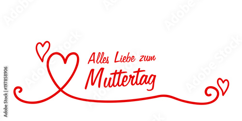 alles liebe zum muttertag herz ranke