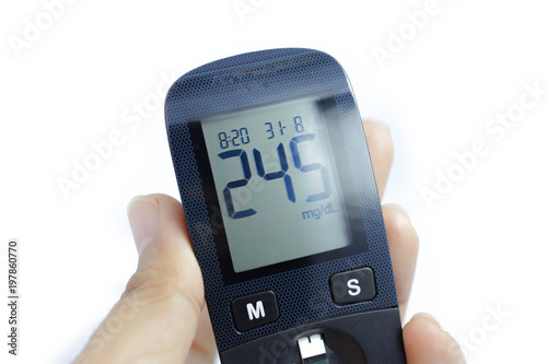 High Glucose Diabetes Check Isolagte