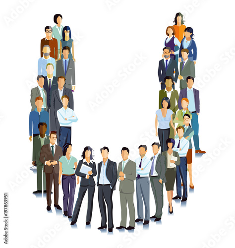 eine Zusammenkunft von Geschäftsleuten