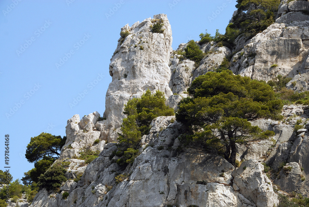Calanques vers Cassis, La Ciotat, Marseille, Provence, France Calanques vers Cassis, La Ciotat, Marseille, Provence, France