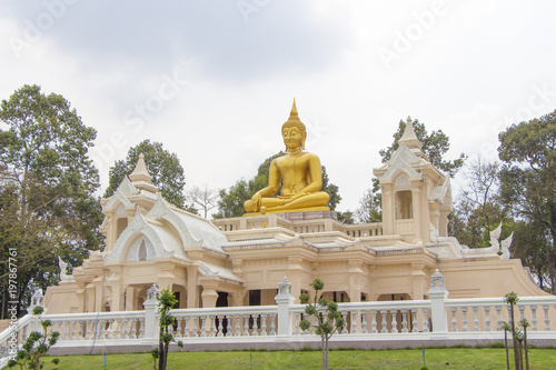 beautiful Wat Ban Na Muang Buddhist temple in Ubon Ratchathani