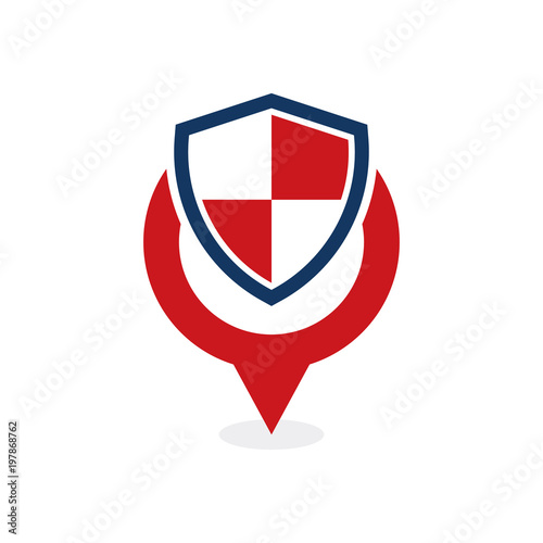 Free Download Shield Point Logo Icon Design - GFXLoad