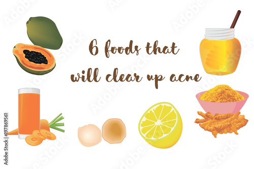 Foods to clear up acne