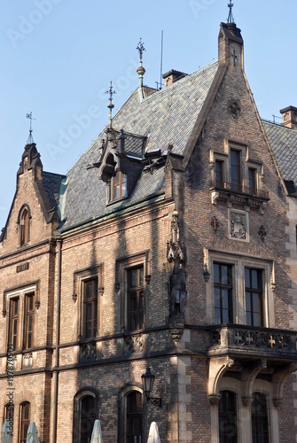 Beautiful historical building. Prague, Czech Republic