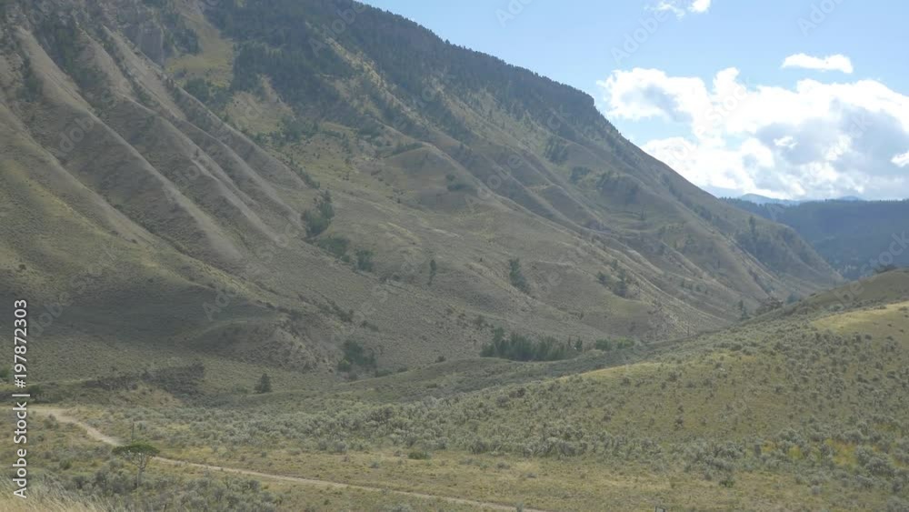 Hills with dried vegetation Hills with dried vegetation