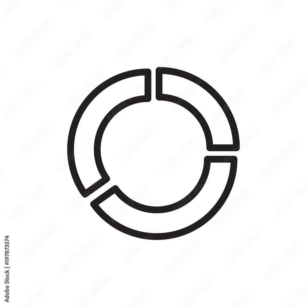 pie chart outlined vector icon. Modern simple isolated sign. Pixel perfect vector illustration for logo, website, mobile app and other designs pie chart outlined vector icon. Modern simple isolated sign. Pixel perfect vector illustration for logo, website, mobile app and other designs