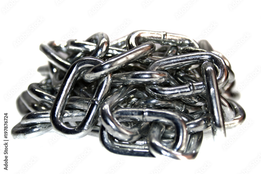 chain isolated on white background chain isolated on white background