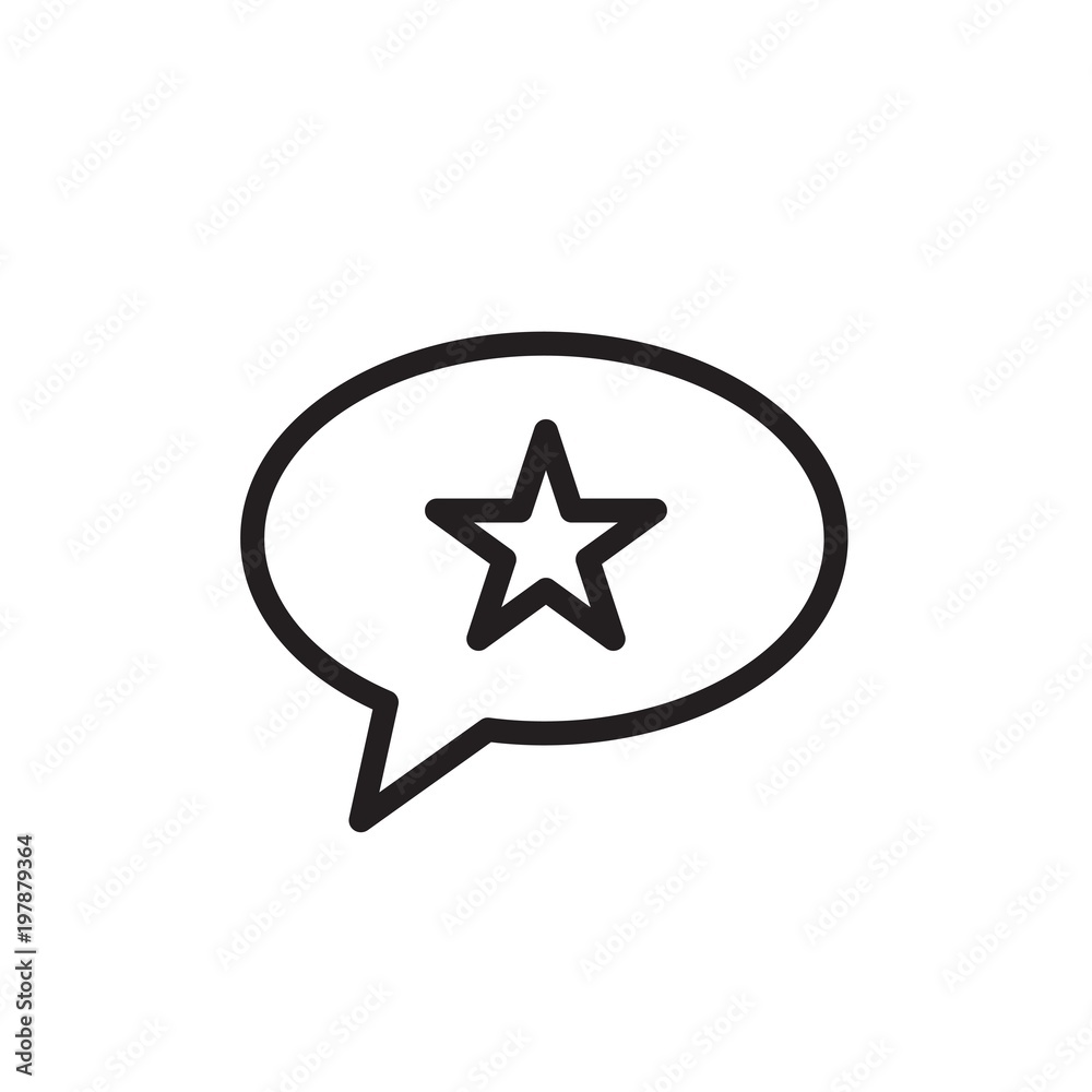 Obraz premium favorite message outlined vector icon. Modern simple isolated sign. Pixel perfect vector illustration for logo, website, mobile app and other designs