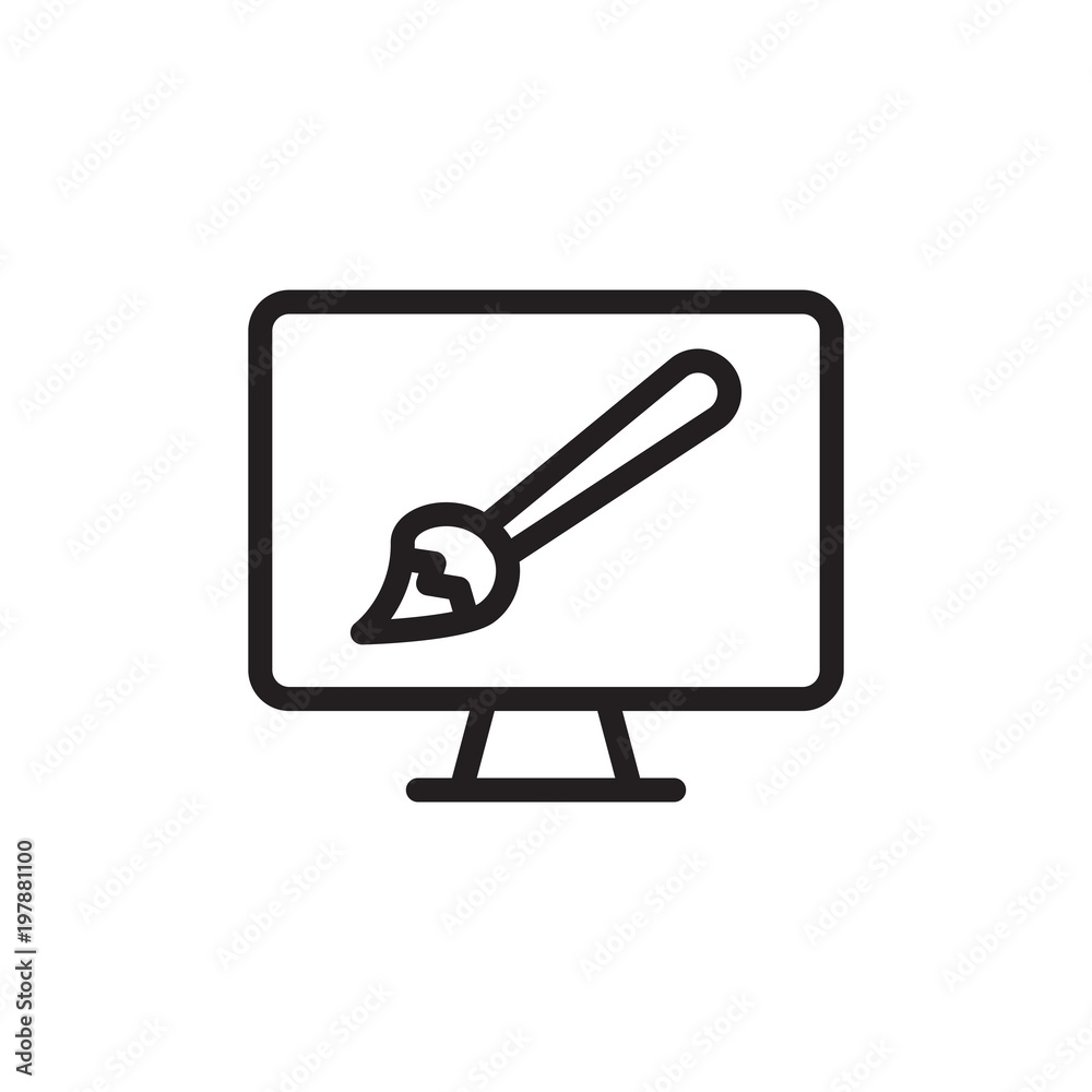 graphic design outlined vector icon. Modern simple isolated sign. Pixel perfect vector illustration for logo, website, mobile app and other designs graphic design outlined vector icon. Modern simple isolated sign. Pixel perfect vector illustration for logo, website, mobile app and other designs