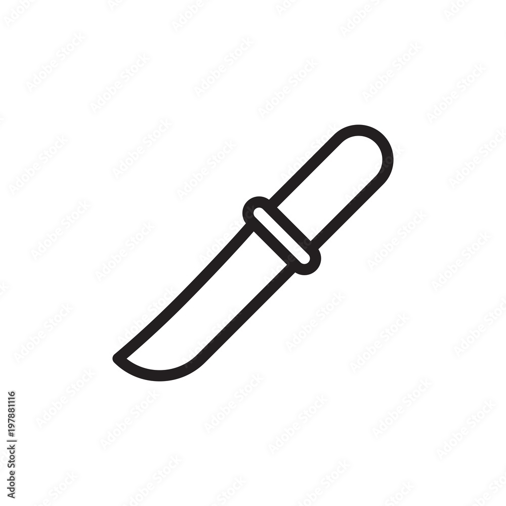 knife outlined vector icon. Modern simple isolated sign. Pixel perfect vector illustration for logo, website, mobile app and other designs knife outlined vector icon. Modern simple isolated sign. Pixel perfect vector illustration for logo, website, mobile app and other designs