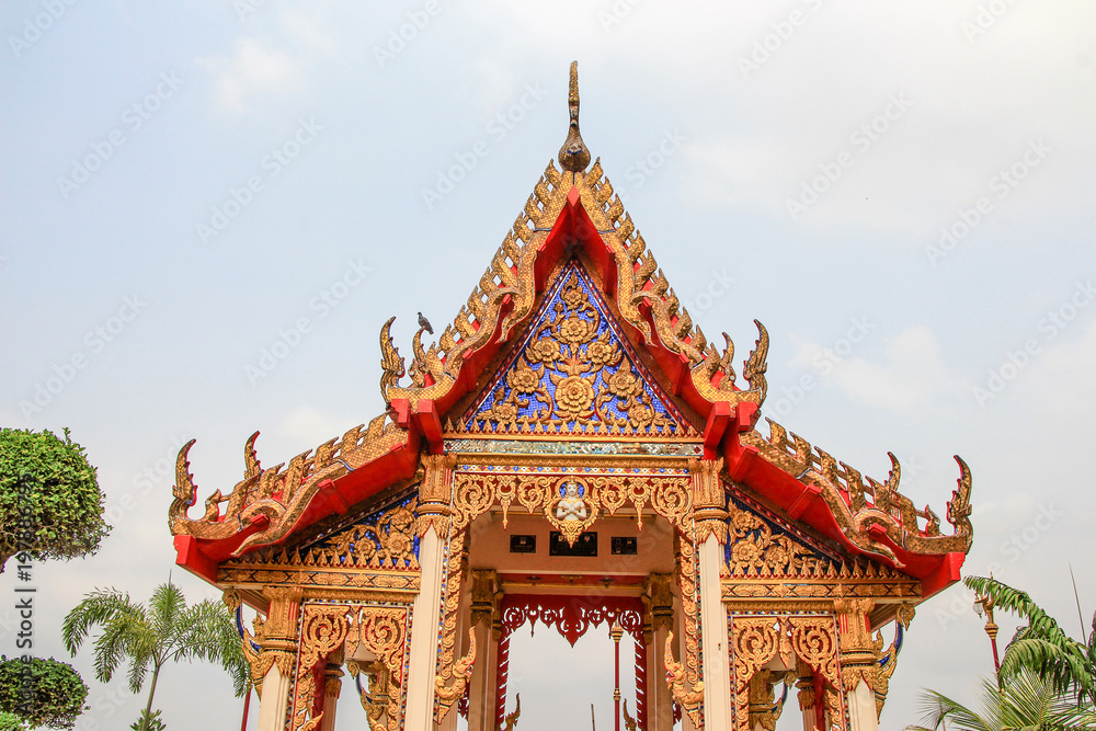 Beautiful Buddhists temple Bangkok Thailand