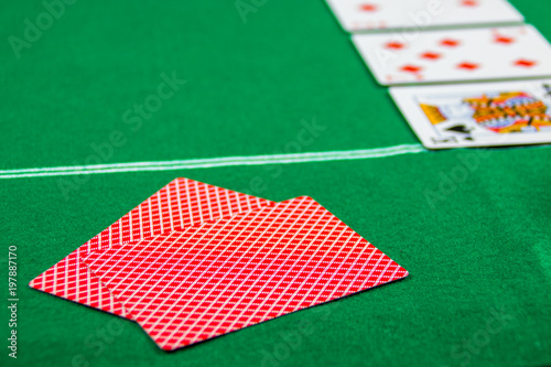 Cards Face Up and Face Down