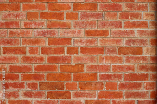 Red brick wall paper background 
