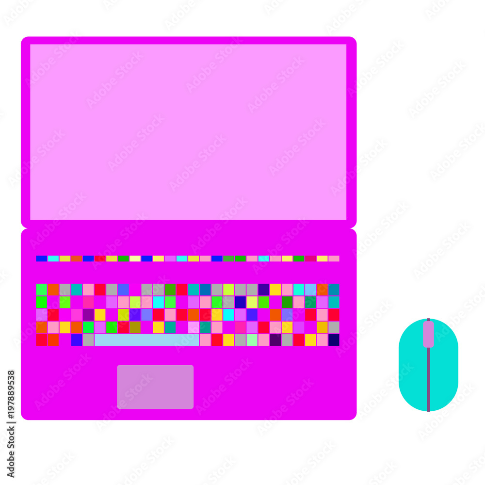 laptop mouse computer