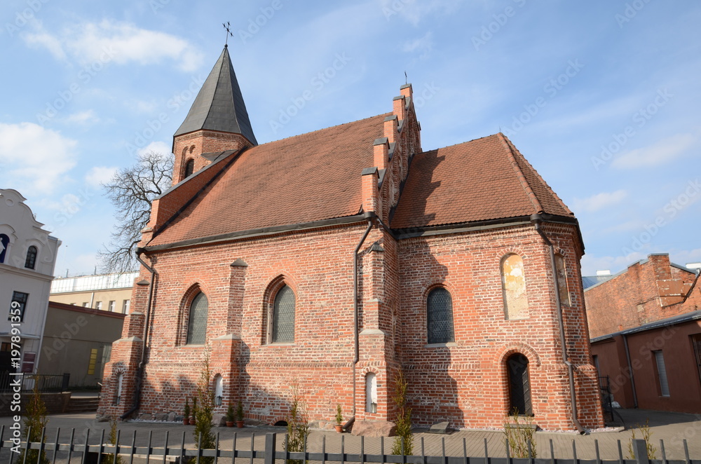 Fototapeta premium St. Gertrude (Marijon) Church in Kaunas in Lithuania