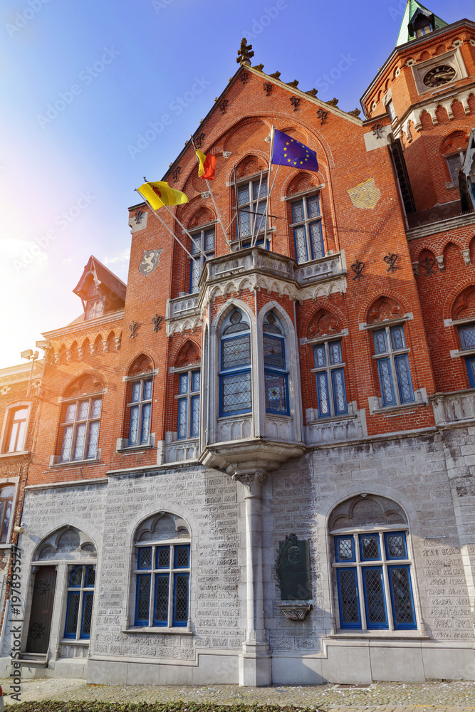 Obraz premium maison communale de Braine-L'alleud, Belgique