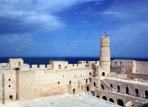 Africa, Tunisia, Monastir, may 9, 2017, the fortress of Ribat
