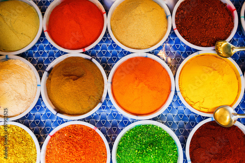Sale of spices in the markets of Goa and other states
