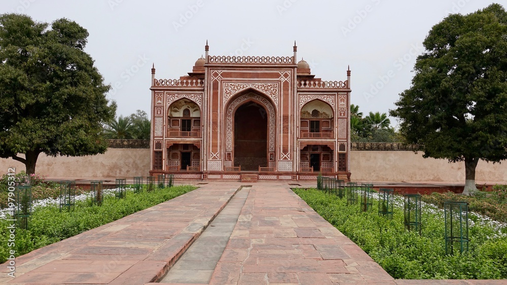 Itimad-ud-Daula-Mausoleum, Mogularchitektur in Agra, Indien