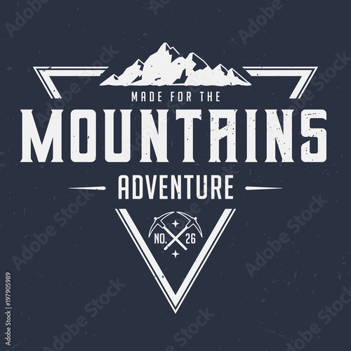 Made For The Mountains - Tee Design For Print