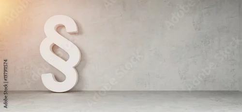 Obraz Duże prawo ikony w nowożytnym wewnętrznym renderingu 3D