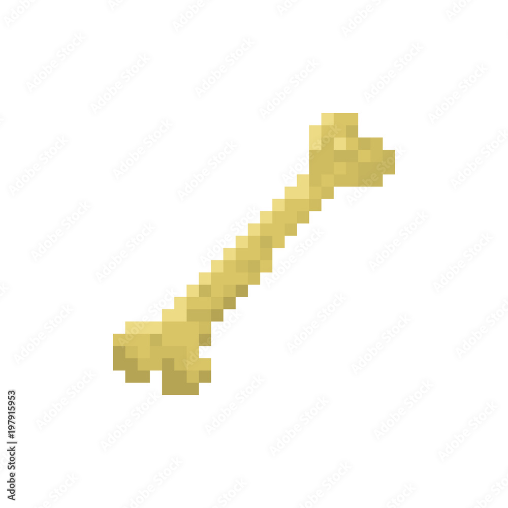 Pixel bone for games and websites Pixel bone for games and websites