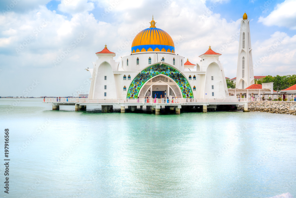 Fototapeta premium Malacca Straits Mosque, Malaysia