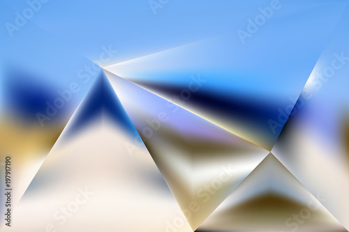 Abstract triangle art - eps10.