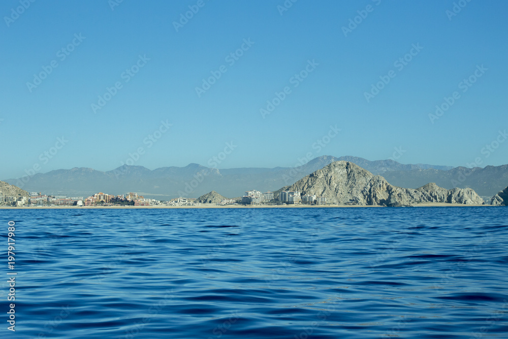 Mexico coastline with beautiful view over ocean in San Jose del Cabo. Mexico coastline with beautiful view over ocean in San Jose del Cabo.