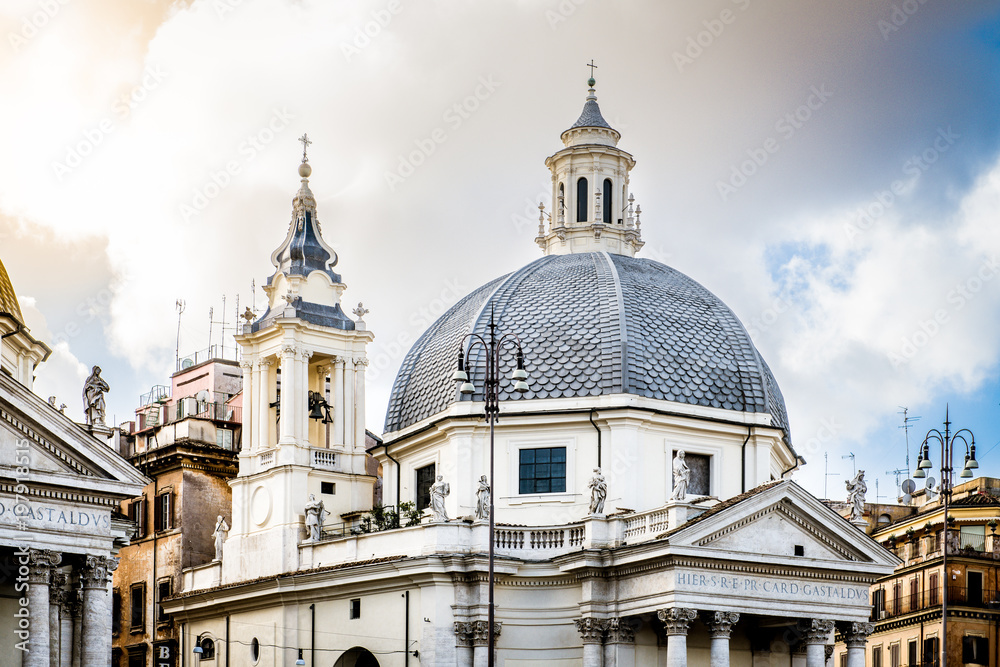 Santa Maria in Montesanto cathedral in Rome