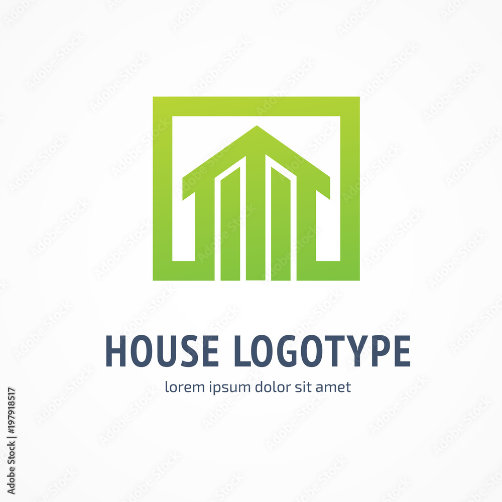 Logo design abstract house vector template Logo design abstract house vector template