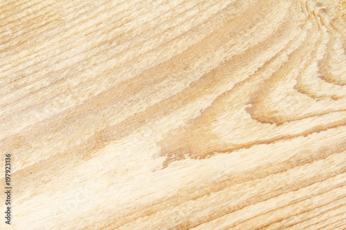 Abstract texture of wooden board tangential saw cut for background. Material pine photo