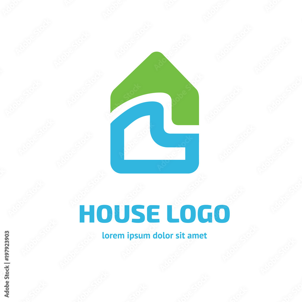 Logo design abstract house vector template Logo design abstract house vector template