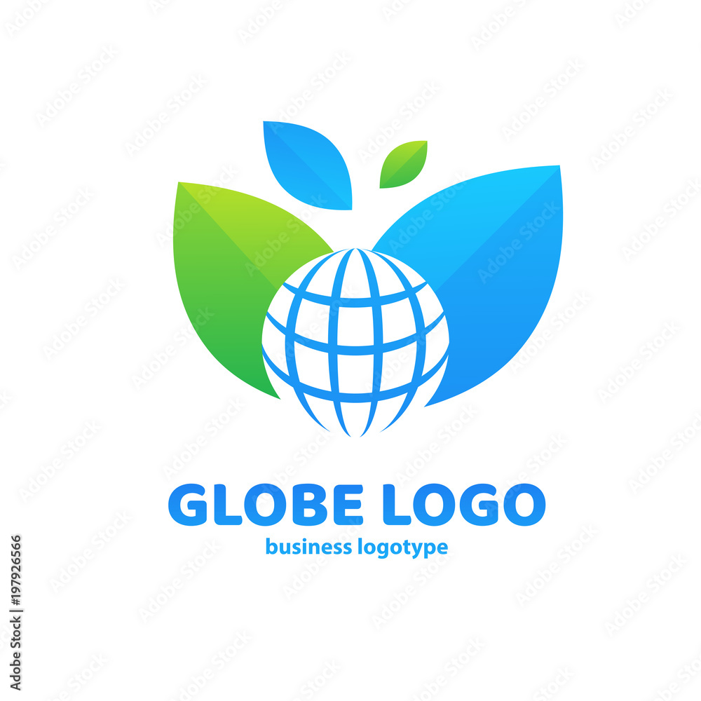 Logo design globe vector template Logo design globe vector template