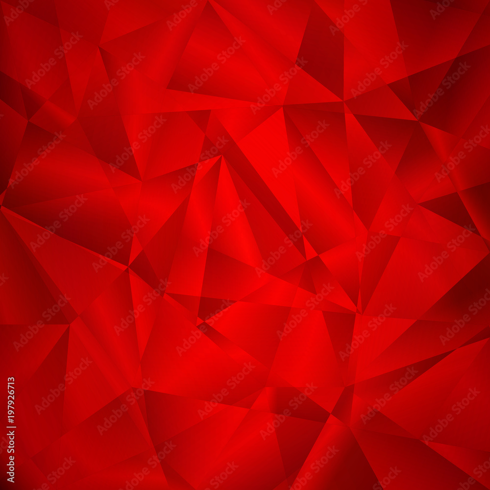 Red geometric background Red geometric background