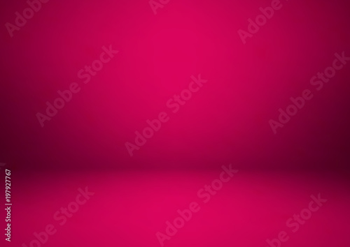 Empty pink studio room, used as background for display your products, vector
