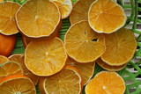Sliced dried oranges