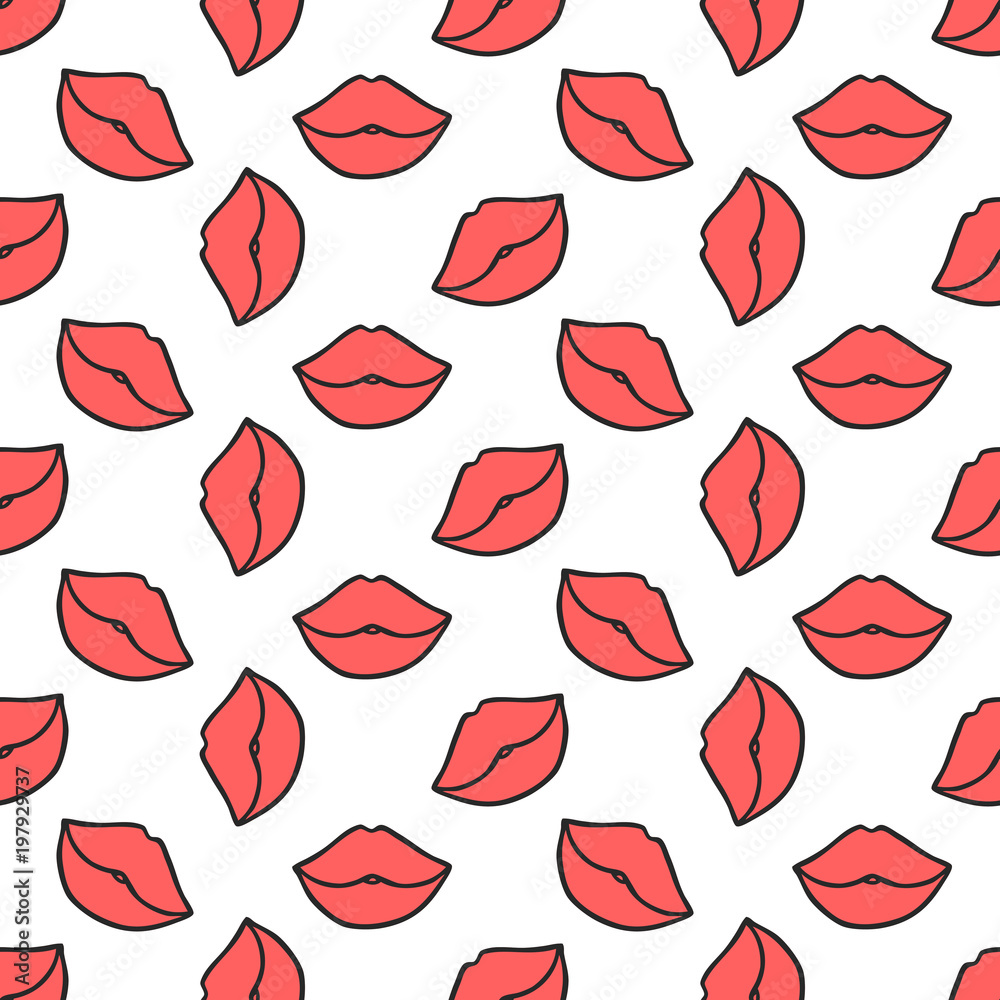 lips pattern lips pattern